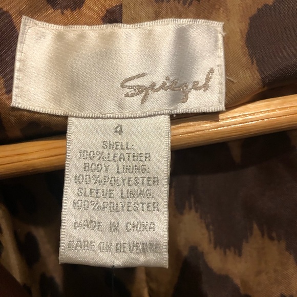 Vintage Cropped leather jacket. - Picture 5 of 5